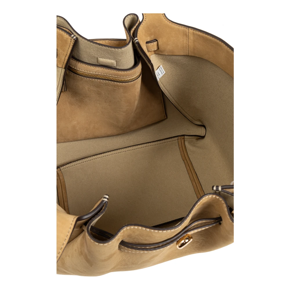 TORY BURCH Tas 'Romy' type 'shopper' Beige Dames