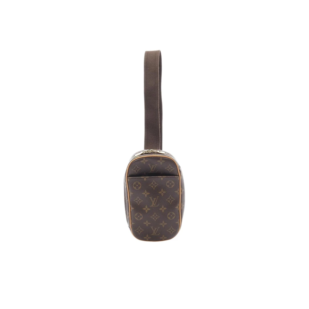 Louis Vuitton Vintage Women's Brown Pre-Owned Monogram Canvas Crossbody Bag