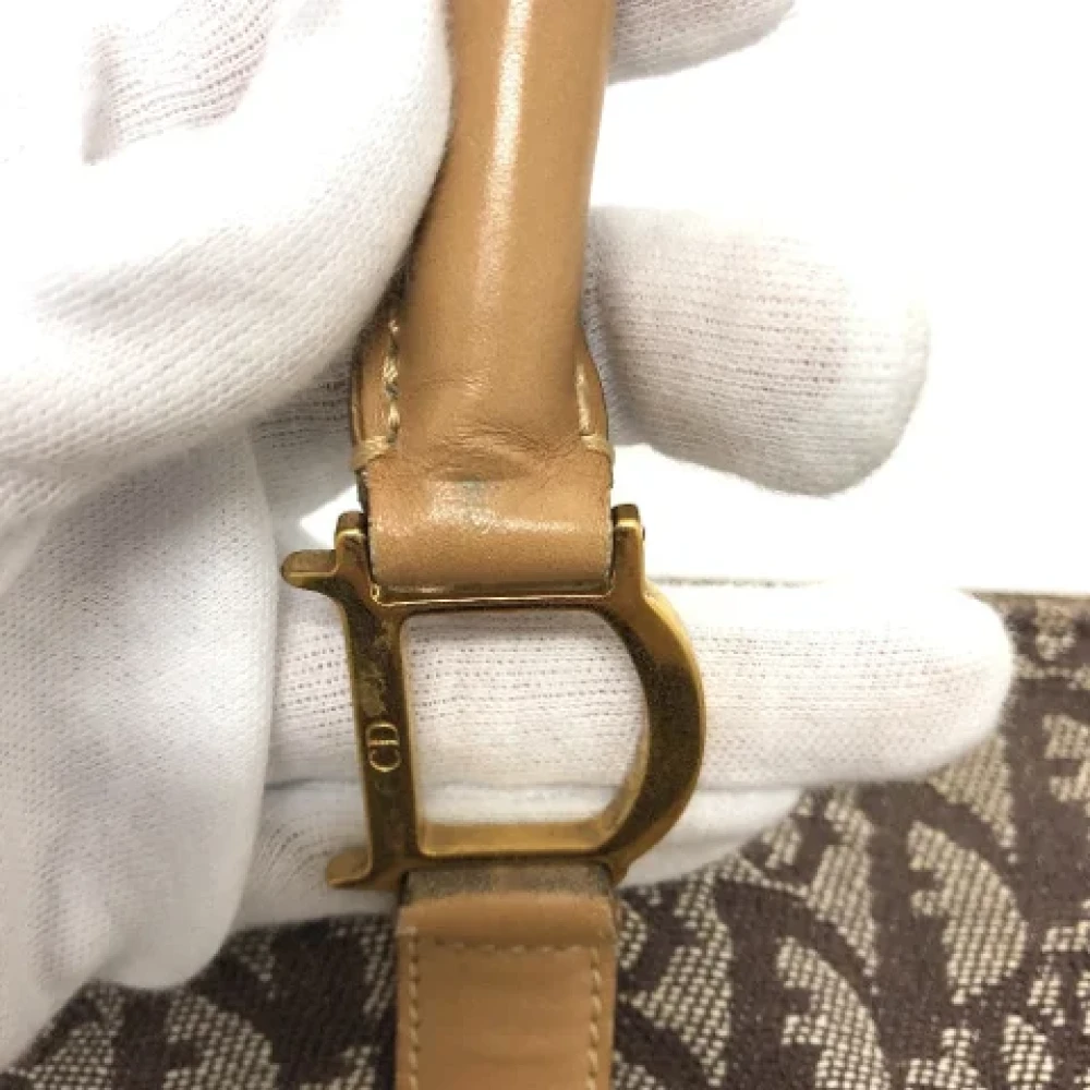 Dior Vintage Pre-owned Fabric dior-bags Brown Dames