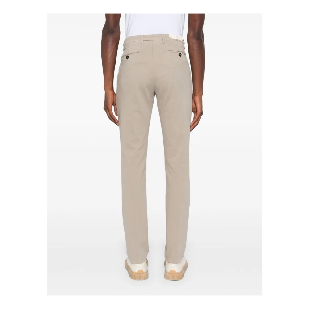 Briglia Taupe Katoenen Chino met Zakken Beige Heren