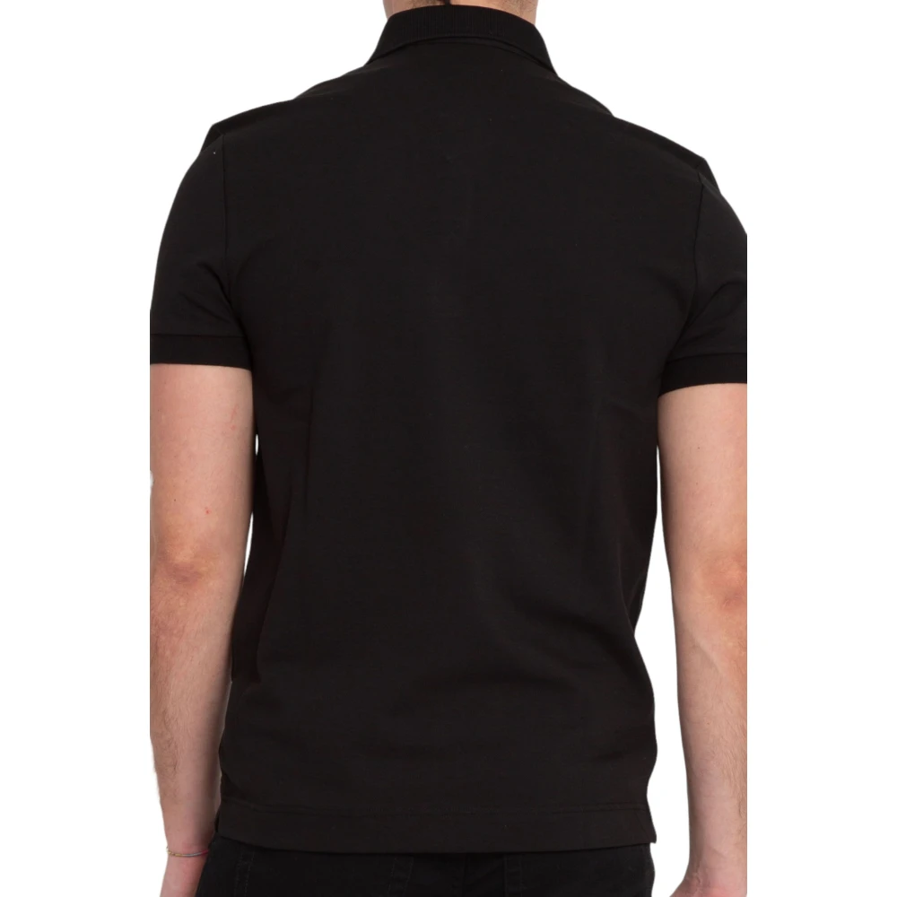Lacoste Tonal Logo Polo Shirt in Parijs Black Heren