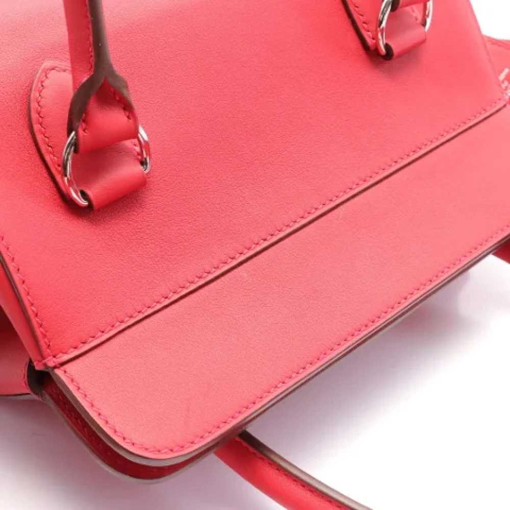 Hermès Vintage Pre-owned Fabric handbags Red Dames