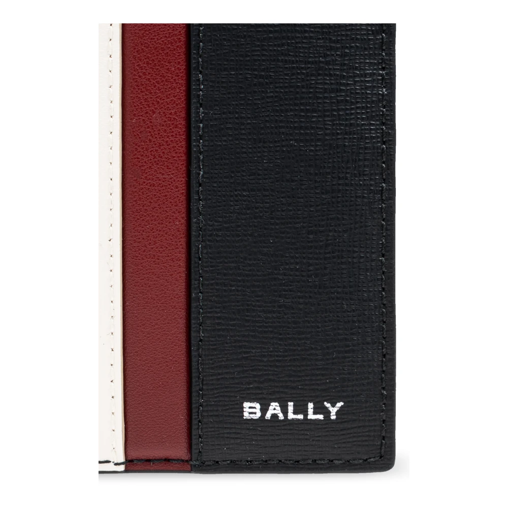 Bally Leren portemonnee Black Heren