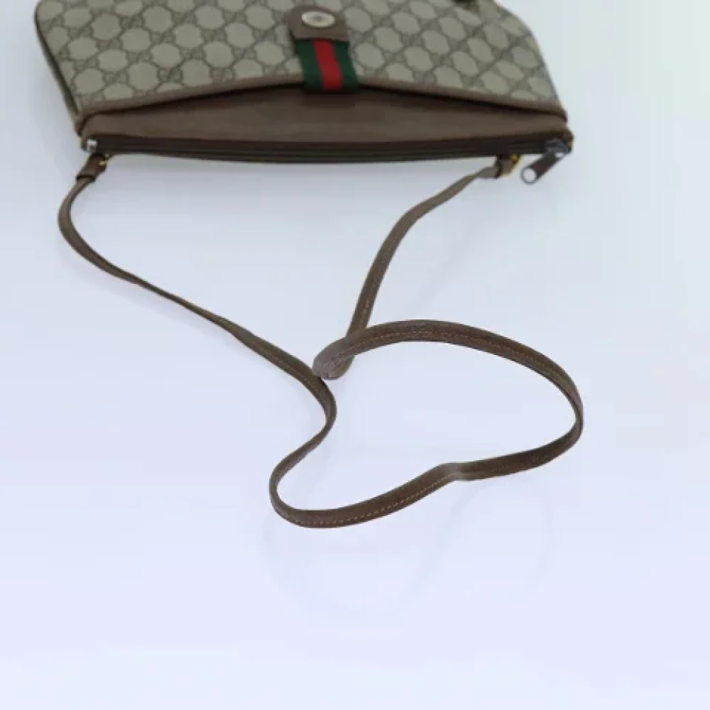 Gucci Vintage Pre-owned Leather gucci-bags Beige Dames