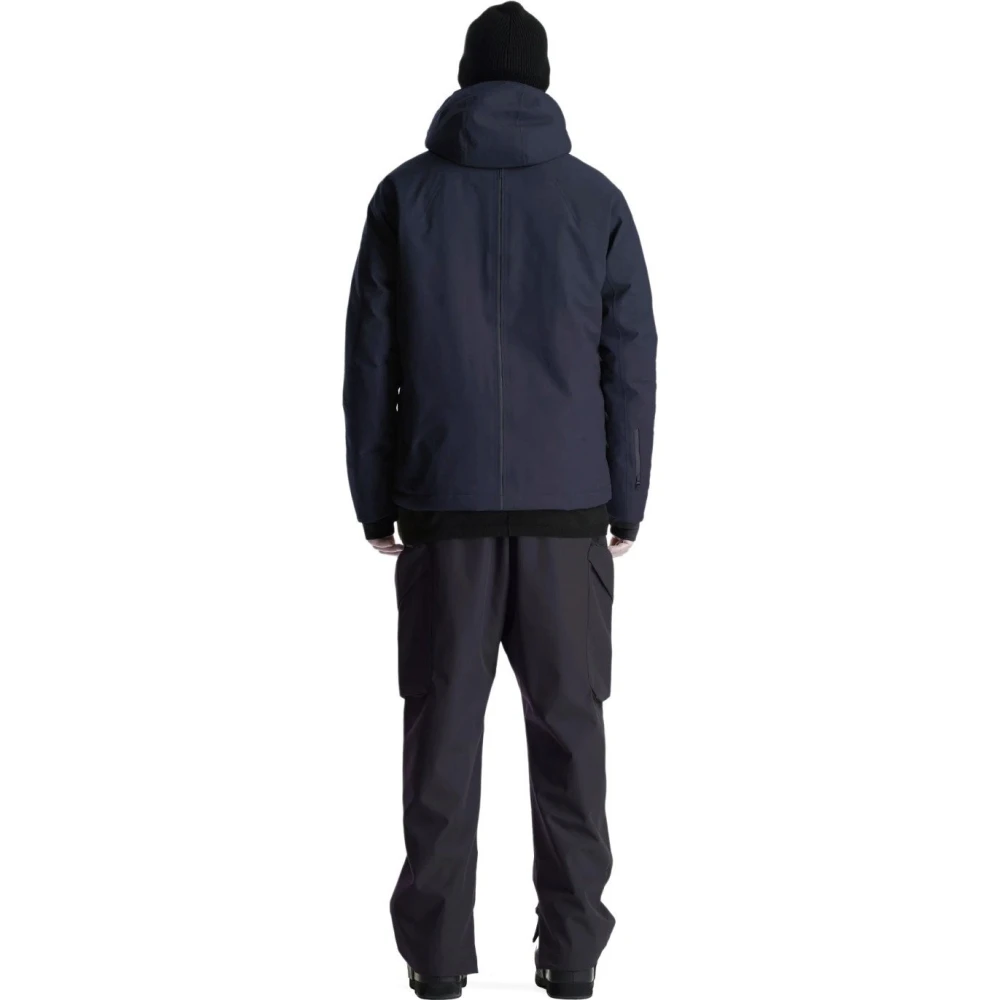 Krakatau Navy Blue Hooded Jacket met slimme zakken Blue Heren
