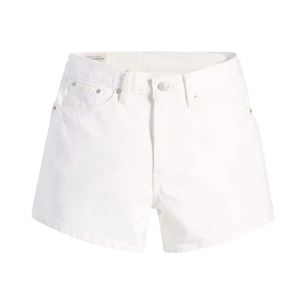 Levi's Vintage-geïnspireerde Denim Shorts White Dames