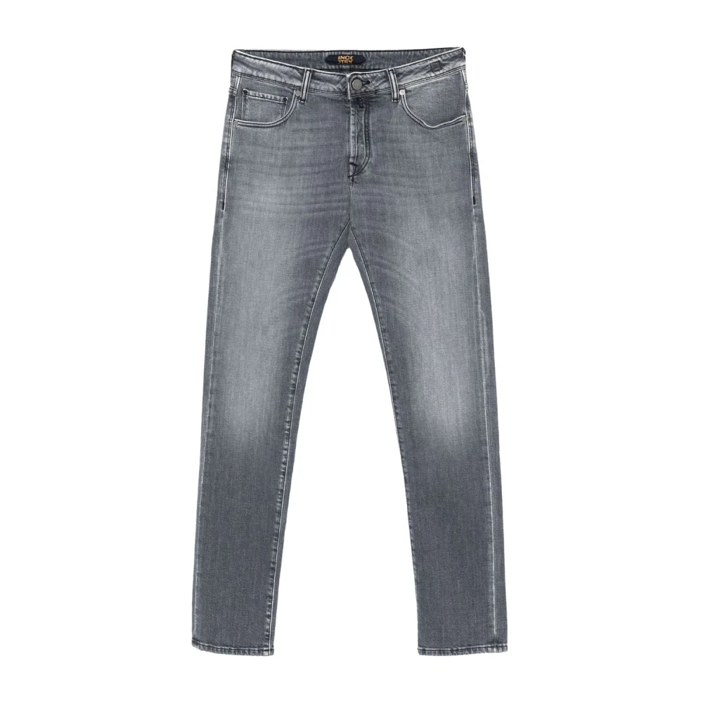 Incotex Slim Fit Stretch Jeans Blue Division Gray Heren