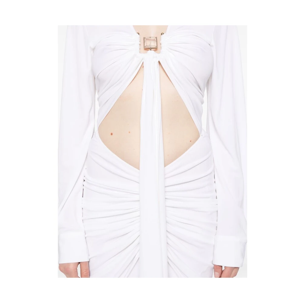 Christopher Esber Witte Sweater met Ring Hardware Detailing White Dames
