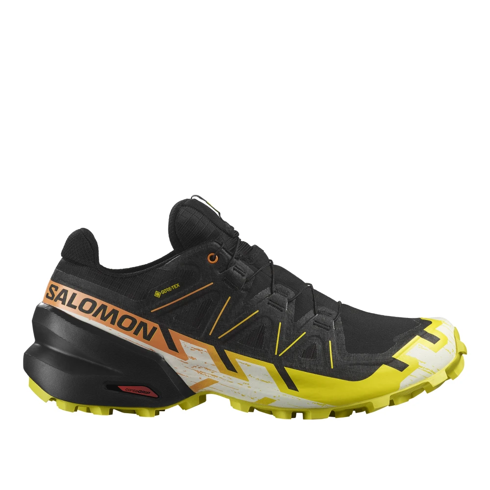 Salomon Terränglöparskor GTX Svart/Svavel Black, Herr