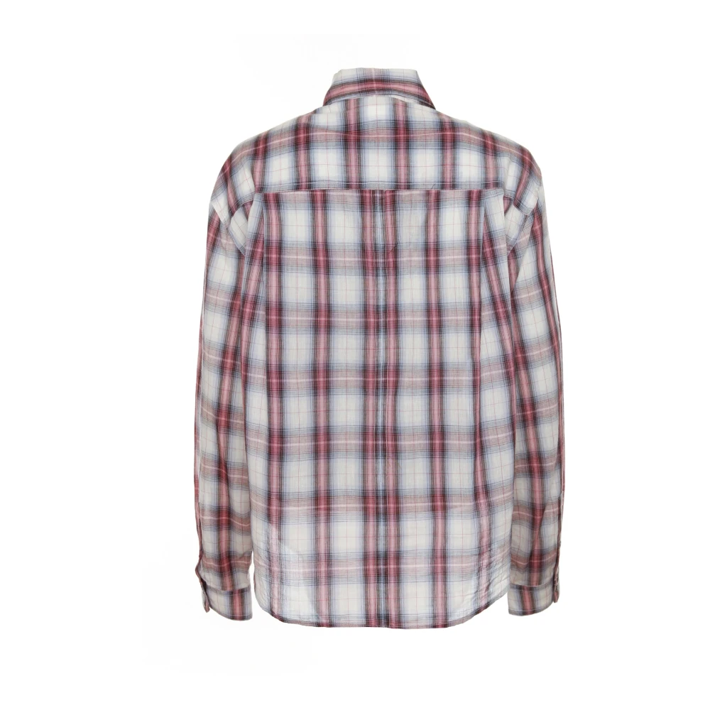 Isabel marant Blouse met lange mouwen en klassieke kraag Multicolor Dames