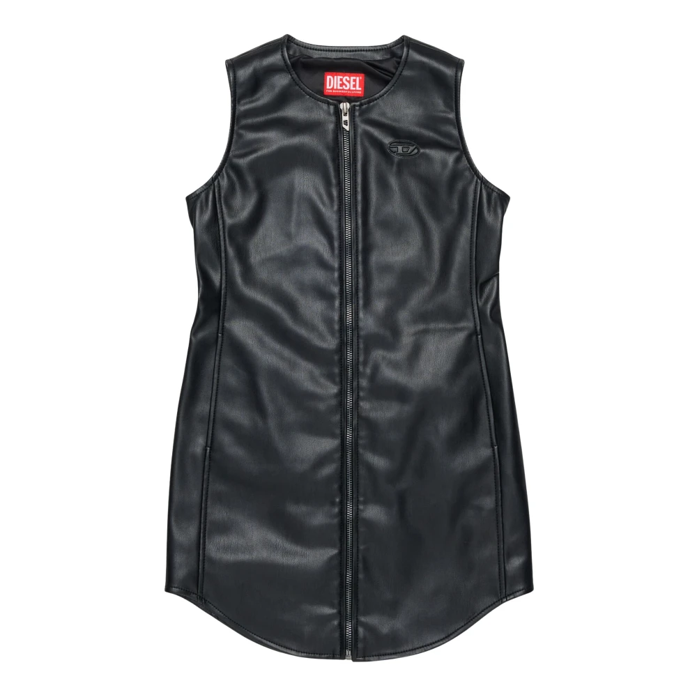 Diesel Donna Nero Abiti, L, New,