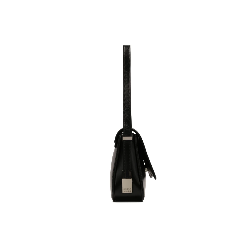 Kazar Studio Handtas met korte schouderband Black Dames