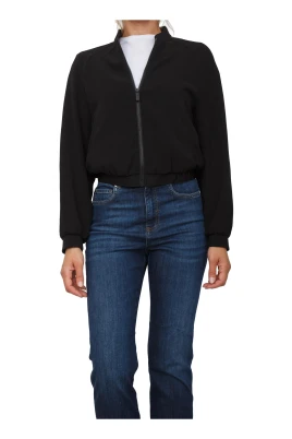 Svart Blouson Jacka 100% Polyester
