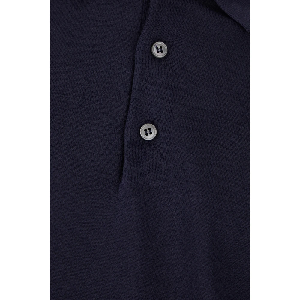 Lardini Klassieke Polo Shirt voor Mannen Blue Heren