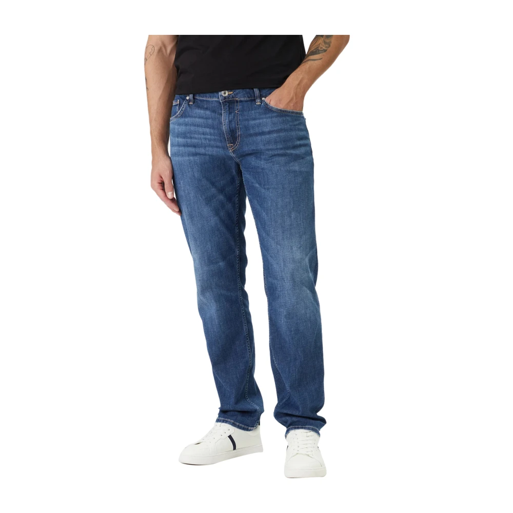 Guess Men's Blue Slim Fit Jeans, W32, Angels Slim Jeans