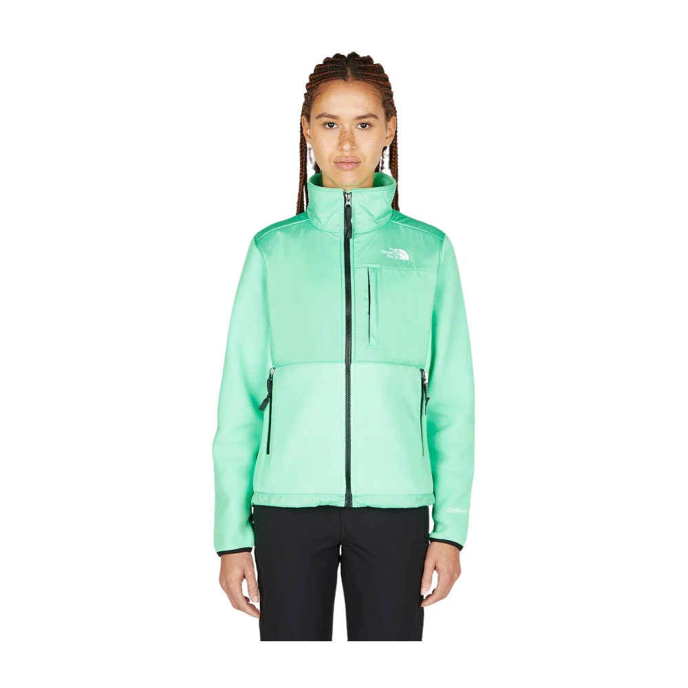 The North Face Denali Jacka - Utomhusfleece med Logobroderier Green, Dam