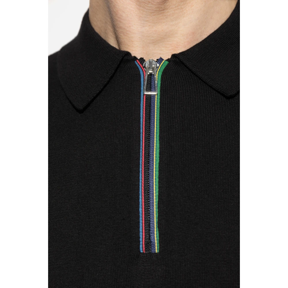 PS By Paul Smith Katoenen polo Black Heren