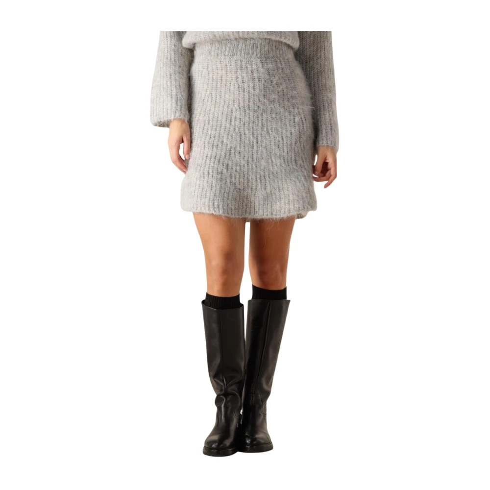 moss copenhagen Veelzijdige Antraciet Midirok Rok Gray Dames