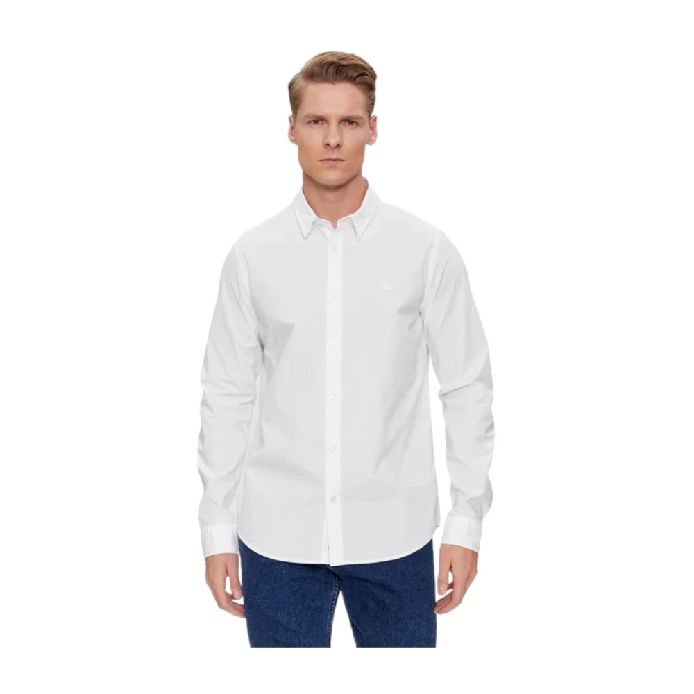 Calvin Klein Stijlvol Overhemd White Heren