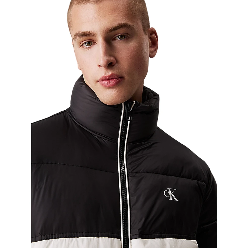 Calvin Klein Multikleur Gewatteerd Geïsoleerd Jack Multicolor Heren