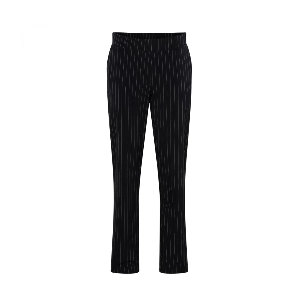 &Co Woman Broek Dames Recht Zwart Black Dames