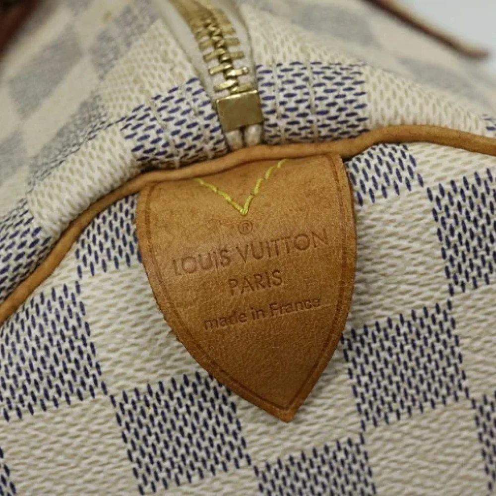 Louis Vuitton Vintage Pre-owned Canvas louis-vuitton-bags White Dames