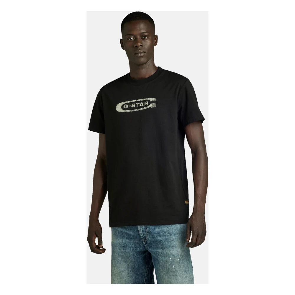 G-Star Vintage Logo T-shirt met korte mouwen Black Heren