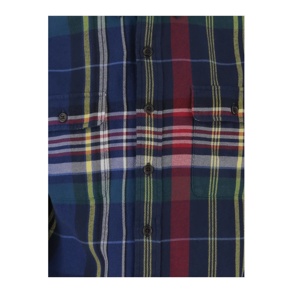 Polo Ralph Lauren Geruite Katoenen Casual Shirt Red Heren