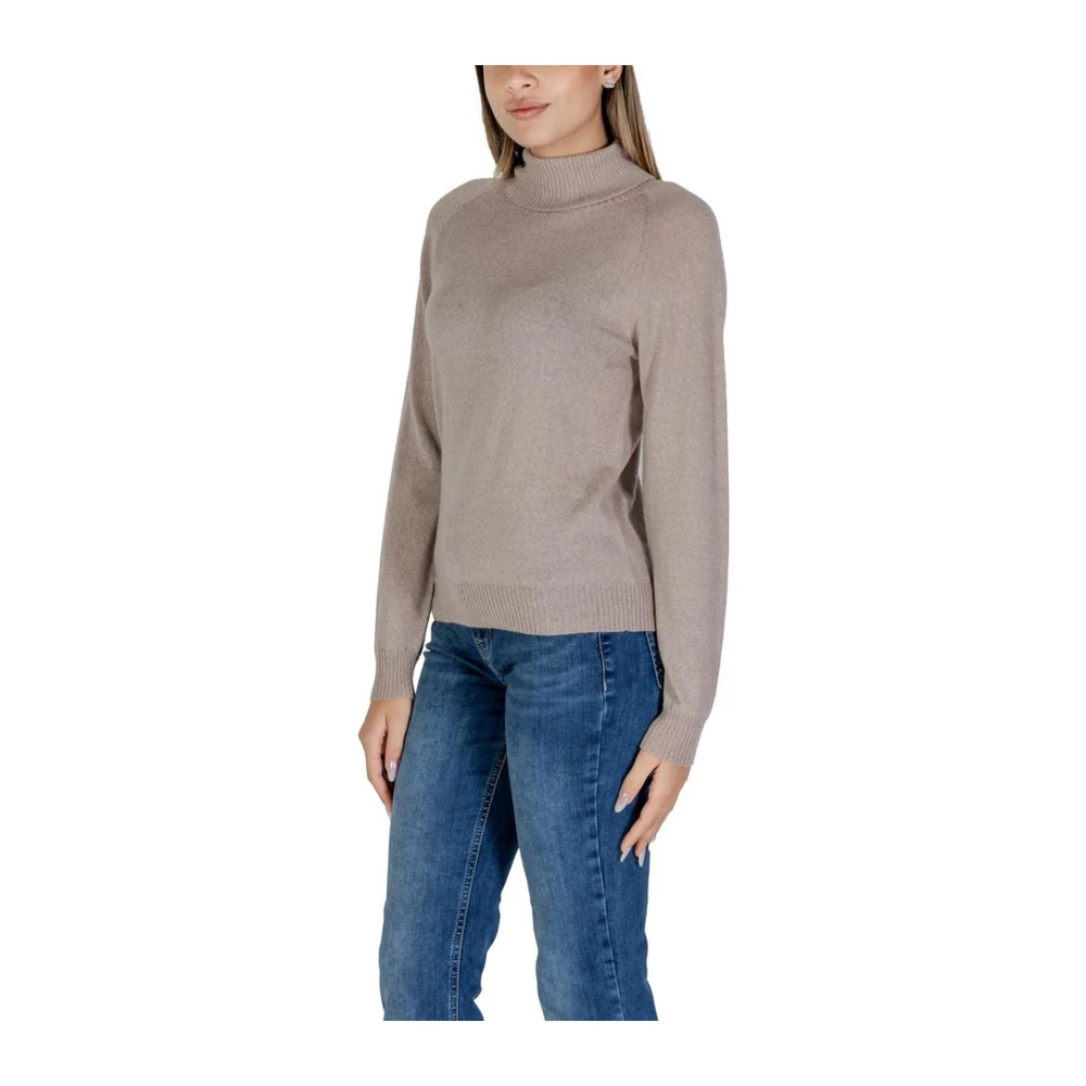 Sandro Ferrone Merino Wool Sweater Gray Dames