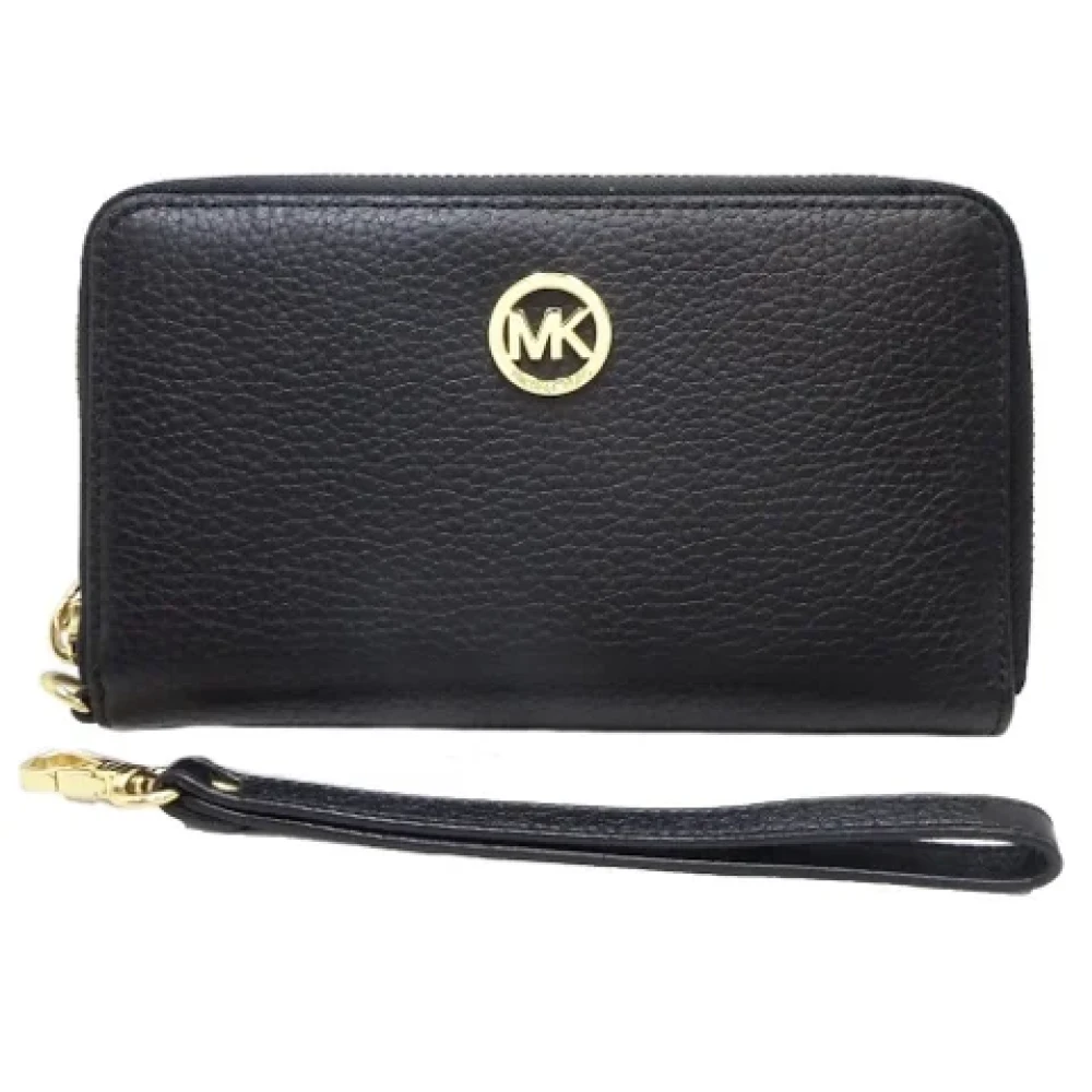 Michael Kors Pre-owned Leather wallets Black Heren