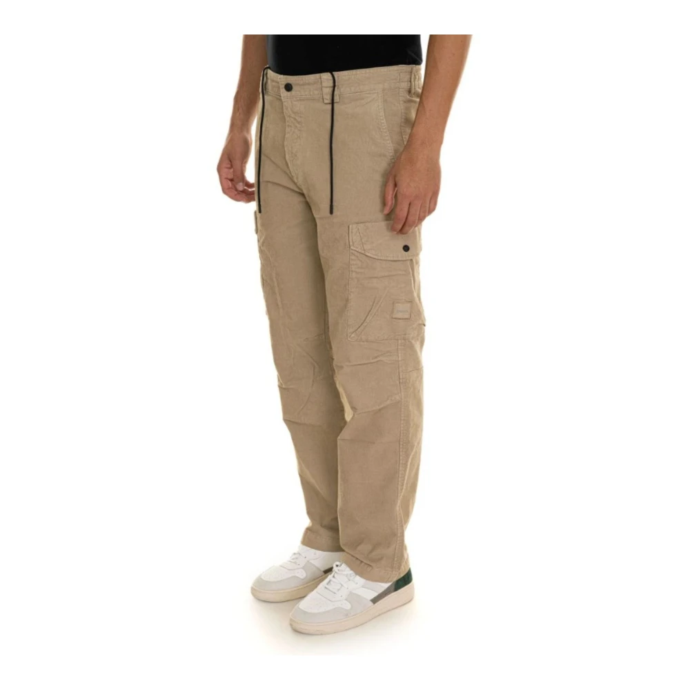 Hugo Boss Cargo broek voor mannen Beige Heren