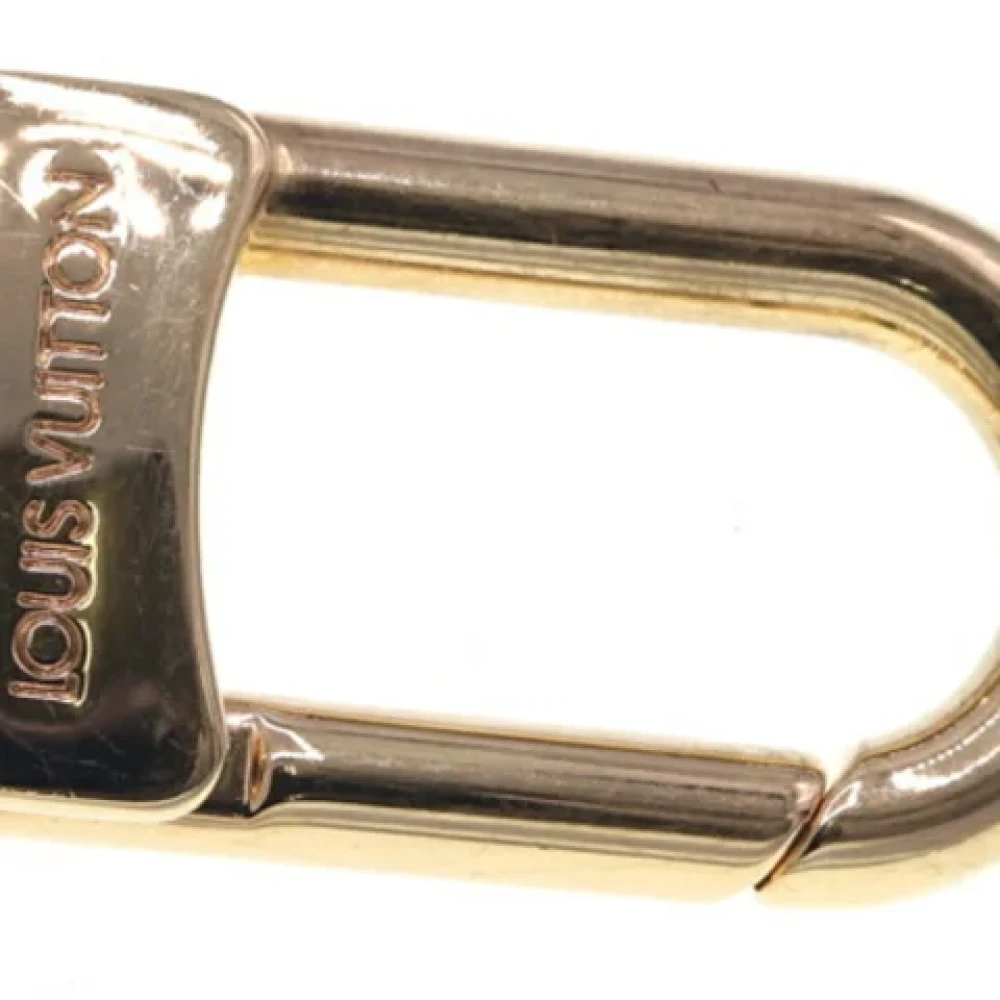 Louis Vuitton Vintage Pre-owned Metal key-holders Yellow Dames