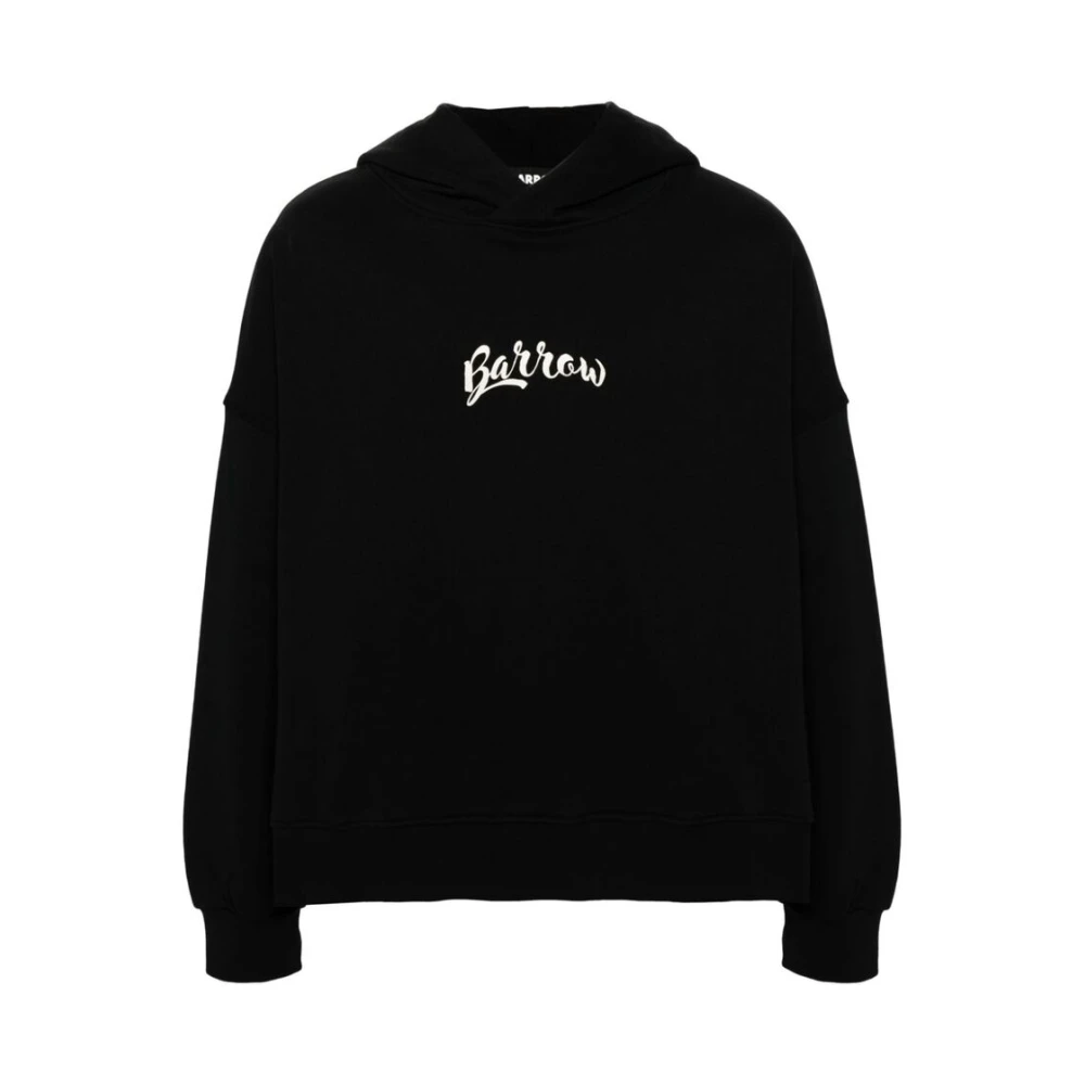 Barrow Logo Print Sweatshirt Black Heren