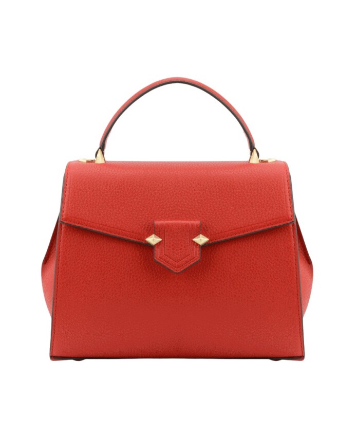 moyen-sac-rouge-vif-en-cuir