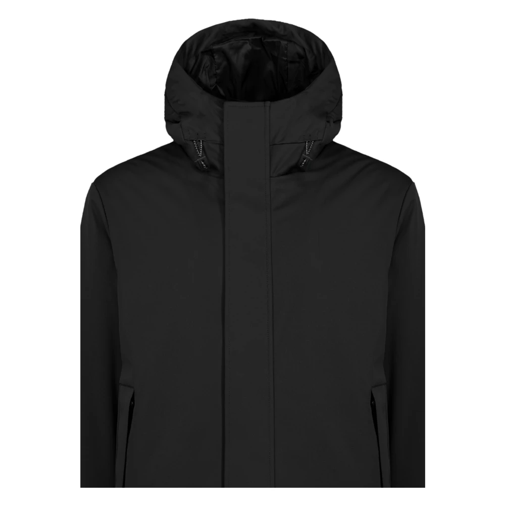 People of Shibuya Tech Hooded Jacket met Primaloft-isolatie Black Heren