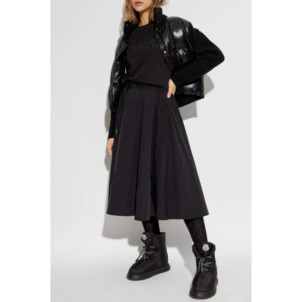 Moncler T-shirt met logo Black Dames