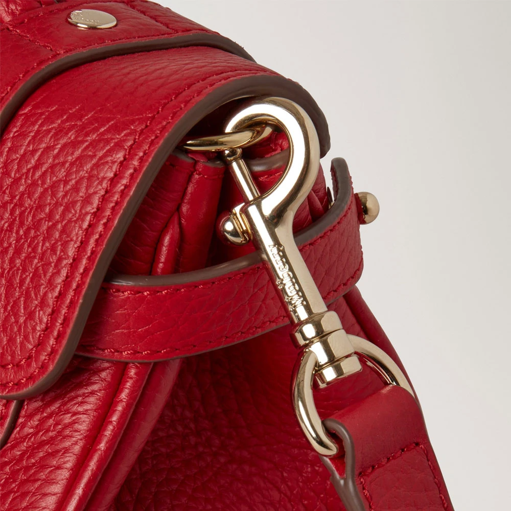 Mulberry Mini Alexa Rode Leren Handtas Red Dames