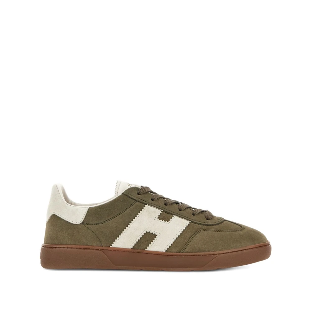 Hogan Groene Veterschoenen Memory Foam Binnenzool Heren Schoenen