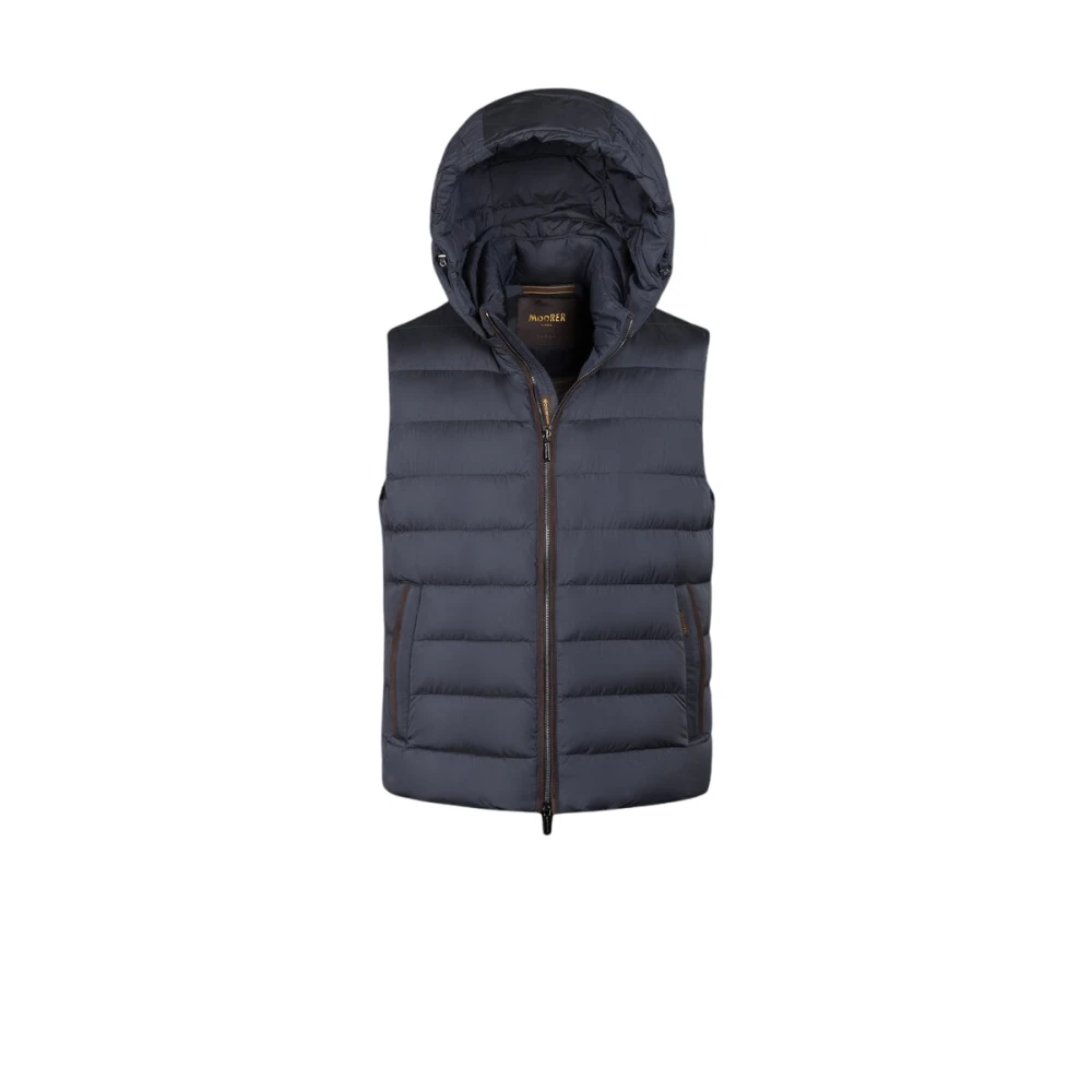Moorer Men's Blue Waistcoats, M, Acqua Vest