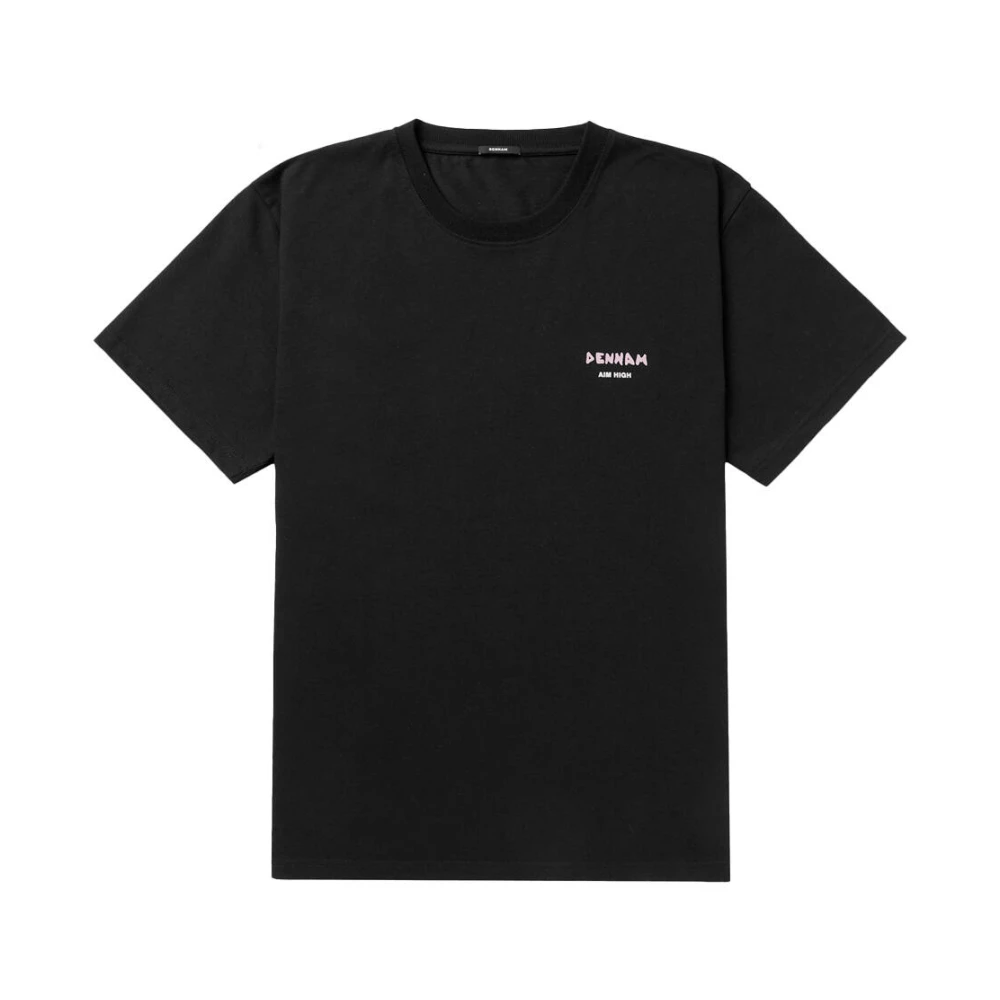 Denham The Jeanmaker Painter Tee Korte Mouw T-shirt Black Heren