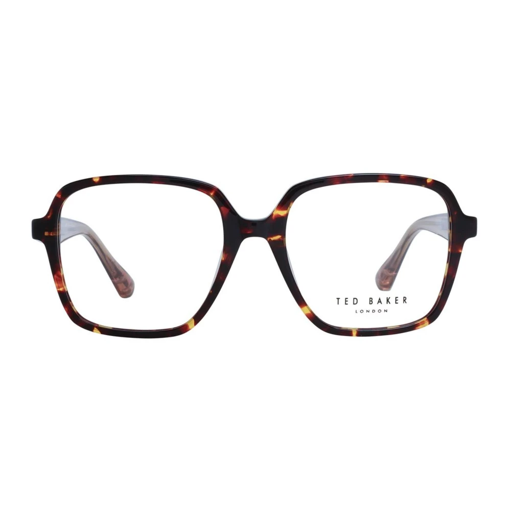 Ted Baker Bruine Vierkante Acetaat Optische Frames Brown Dames