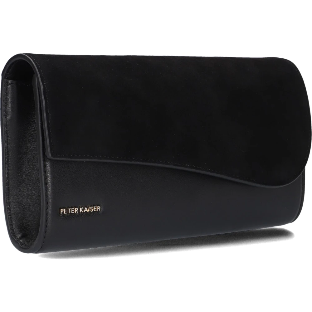 Peter Kaiser Elegante Zwarte Clutch Model Black Dames