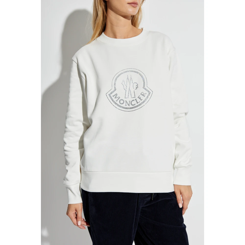 Moncler Oversized trui White Dames