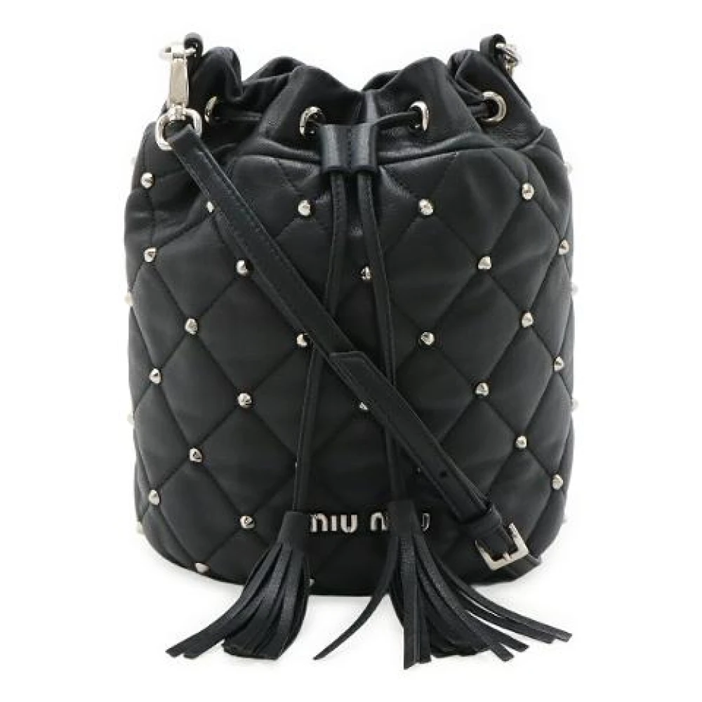 Pre-owned > Pre-owned Bags > Pre-owned Bucket Bags - - Miu Miu Pre-owned - Modalova