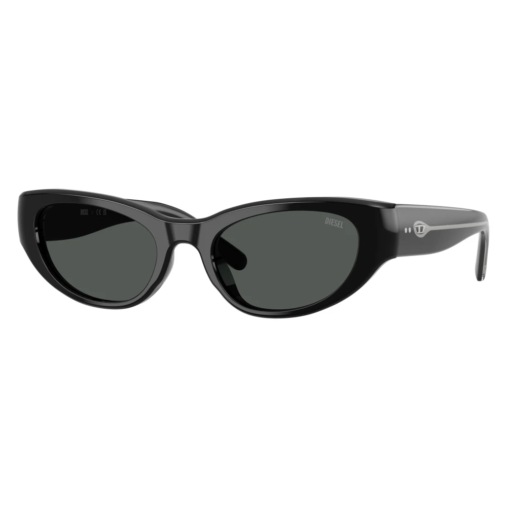 Diesel Unisex Black Sunglasses, 52 Mm, Cat-Eye Sunglasses