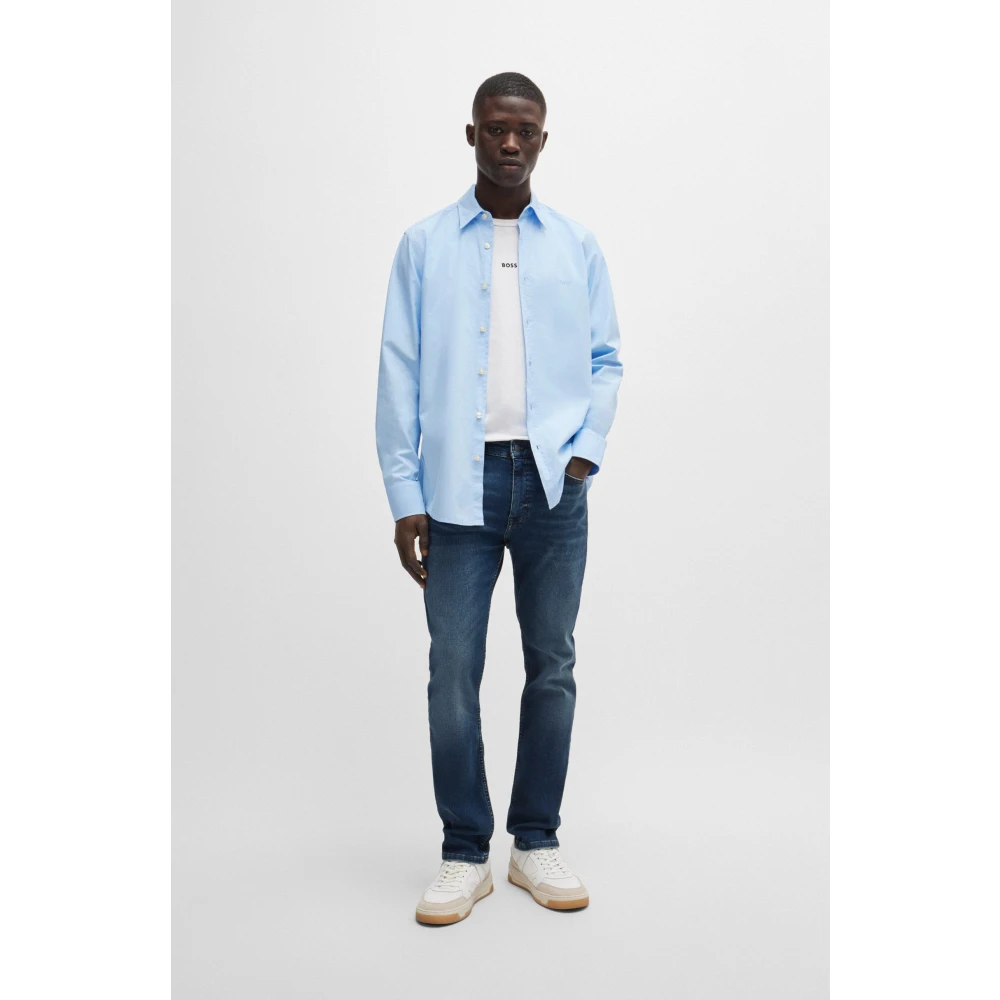 Boss Orange Stijlvolle Denim Jeans Blue Heren