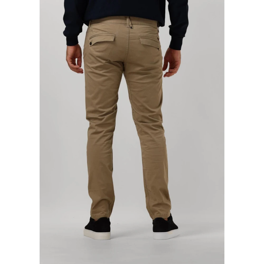 PME Legend Bruine Chino Stretch Twill Broek Beige Heren
