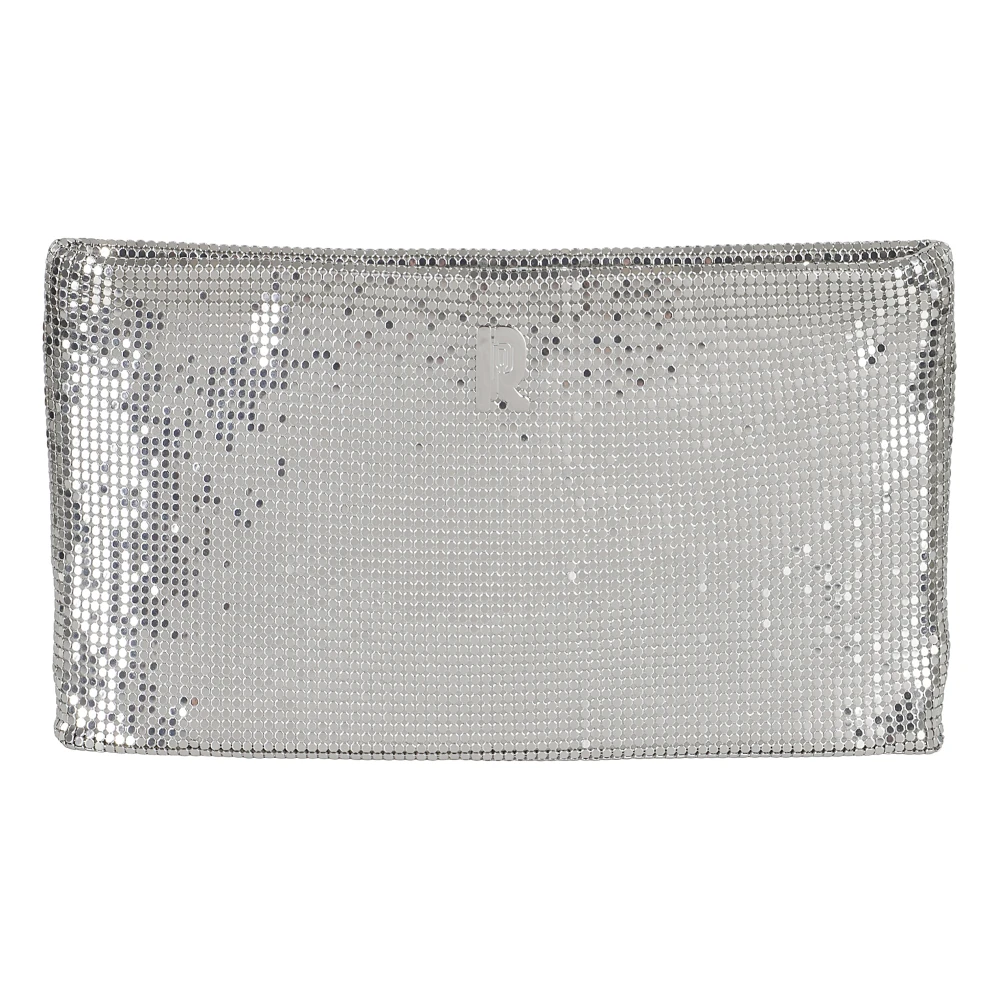 Paco Rabanne Stijlvolle Clutch Tas voor Vrouwen Gray Dames