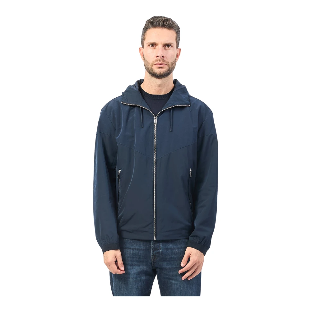 Hugo Boss Waterdichte Herenjas Cireno2 Blauw Blue Heren