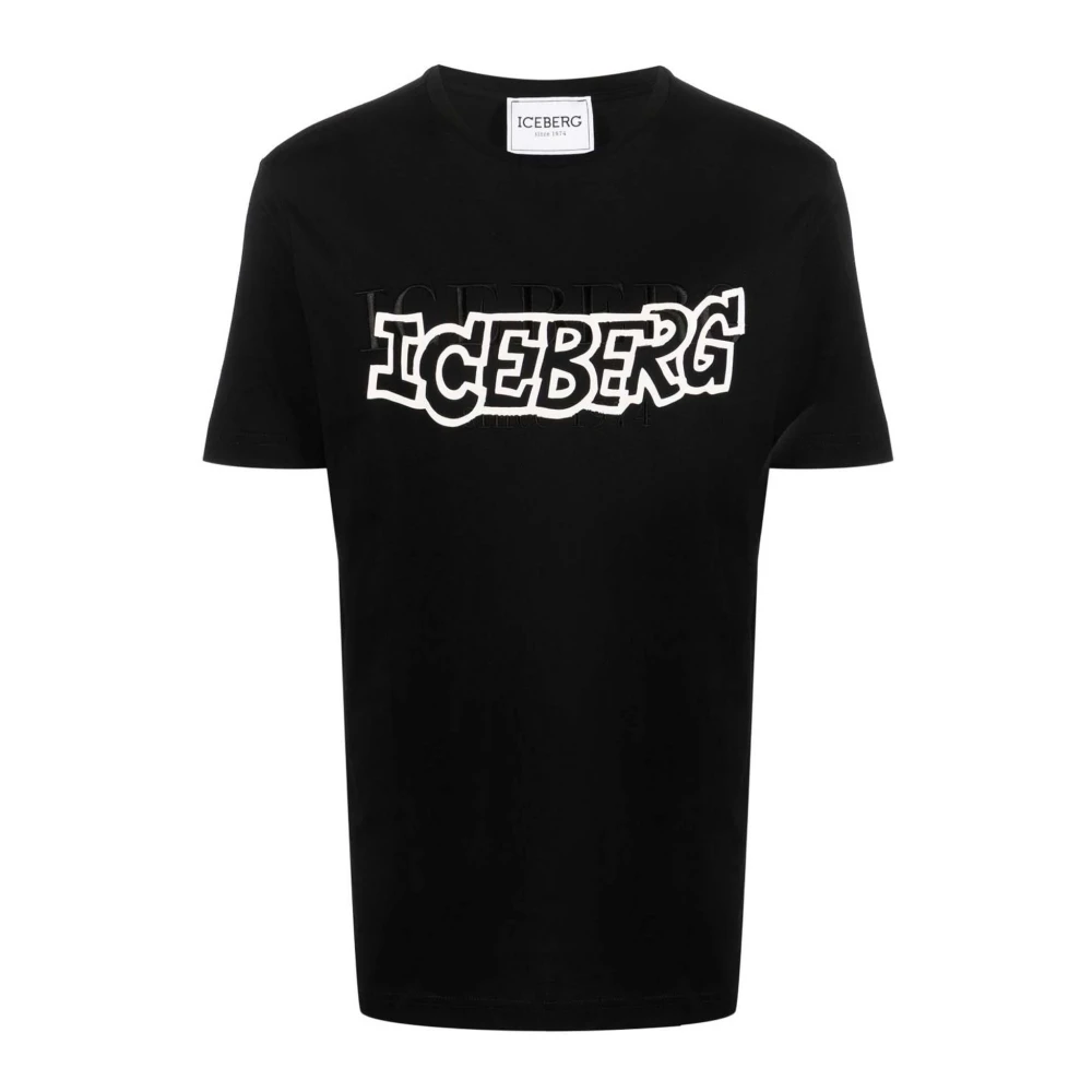 Iceberg Men's Black T-Shirt